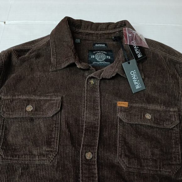 Buffalo David Bitton Shacket Corduroy Shirt Jacket Men's XL - Picture 4 of 9
